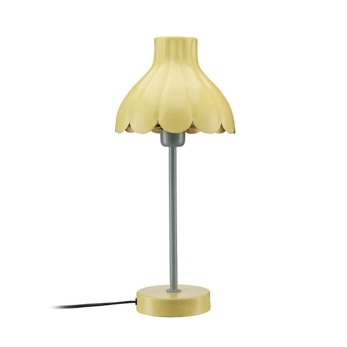PR Home Wera tafellamp, geel/groen, hoogte 47 cm, metaal