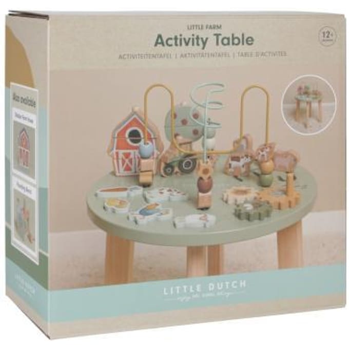 Little Dutch Farm Activiteitentafel Houten speelgoed