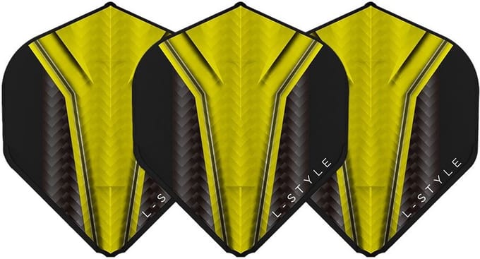 L-Style Champagne L1 EZ Standard Inception Yellow - Dart Flights