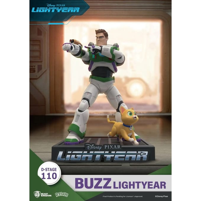 Beast Kingdom Toys Lightyear - D-Stage PVC Diorama Buzz Lightyear 15 cm Verzamelfiguur - Multicolours