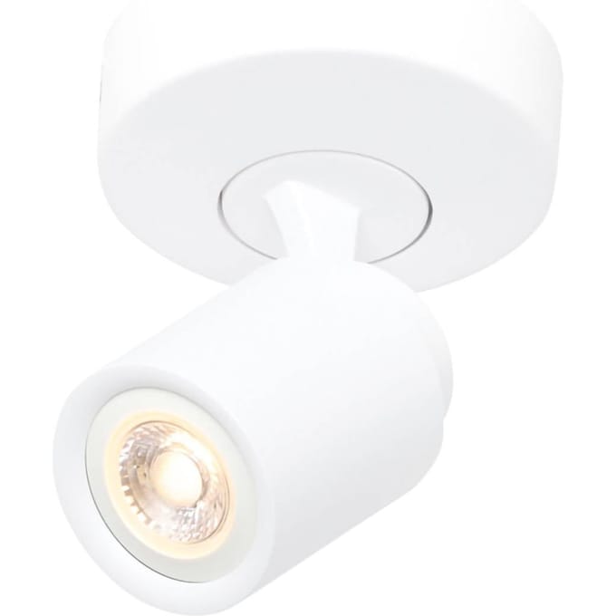Freelight Razza plafondspot, wit, Ø 13 cm, metaal