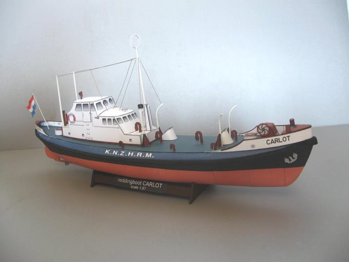 Carlot Zelfrichtende Motorreddingsboot - Schaalmodel 1:87