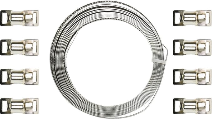Benson Universele slangklemset - 8 mm x 3 meter - 9-delig - veelzijdig en aanpasbaar