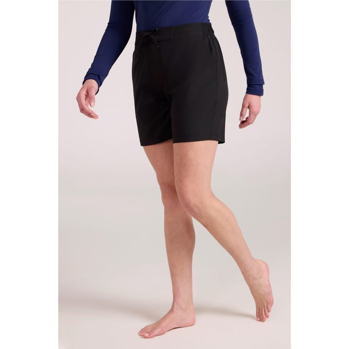 Mountain Warehouse Dames/Dames Quick Dry Boardshort met lange lengte (Jet Zwart)