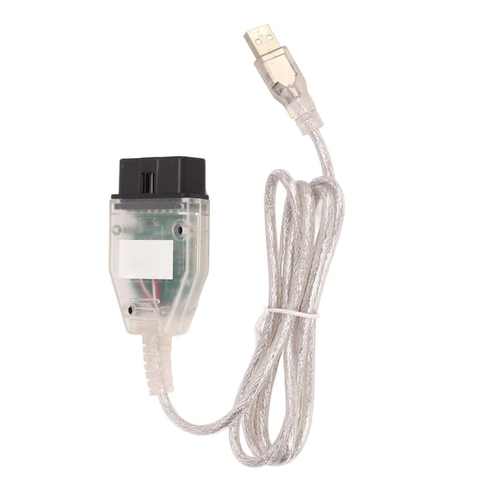 Scanner OBD2 OBDII Lecteur de codes d'erreur de diagnostic Câble adaptateur de scan Remplacement pour logiciel de diagnostic TIS white