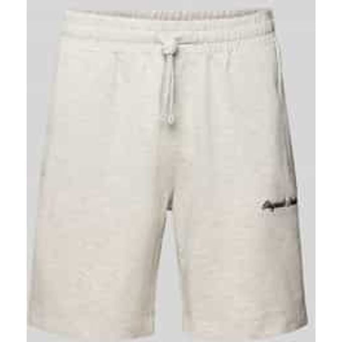 Sweatshorts met labelstitching model 'KARL'
