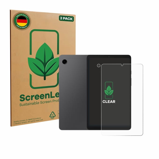 2 Stuks Screenprotector voor Samsung Galaxy Tab A9 (Voor+Camera) - Hoogwaardige Beschermfolie transparant