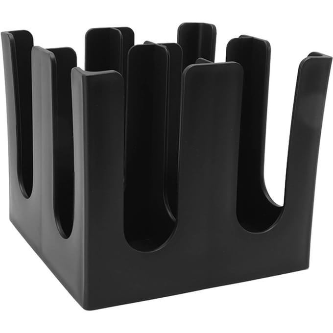 Vierkant 4 Vakken Wegwerp Koffiebeker Dispenser Organizer Plastic Beker en Deksel Organizer voor black