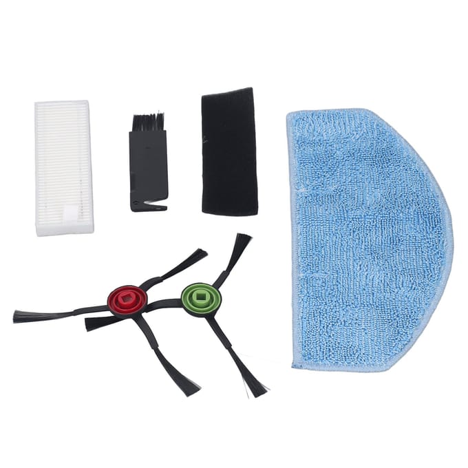 Stofzuigerfilter Zijborstel Dweil Doek Efficiënt Wasbaar Herbruikbaar Stofzuiger Accessoires Kit voor Laresar white