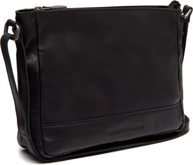 The Chesterfield Brand Weimar Washed Waxed Pull Up Schoudertas - Zwart