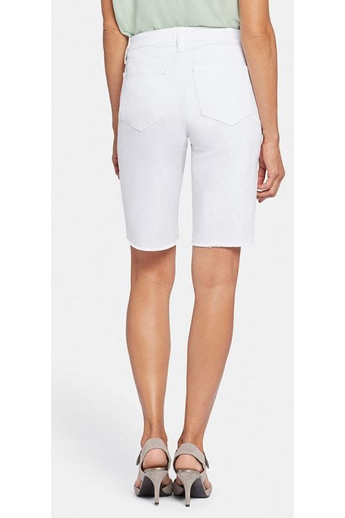 Boyfriend Short Wit Premium Denim | Optic White