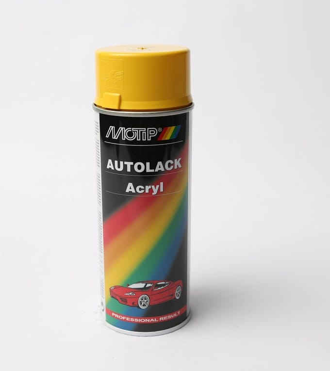 Motip 43850 - Autolak spuitbus - Geel - 400ml