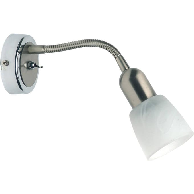 Brilliant Sofia 55390/77 Wandspot E14 40 W Spaarlamp IJzer, Chroom
