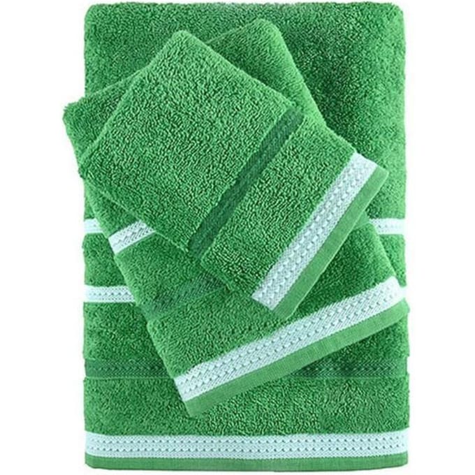 Serviettes - BENETTON - RAINBOW - Vert - 100% coton - 4 pièces - 450 g/m² vert