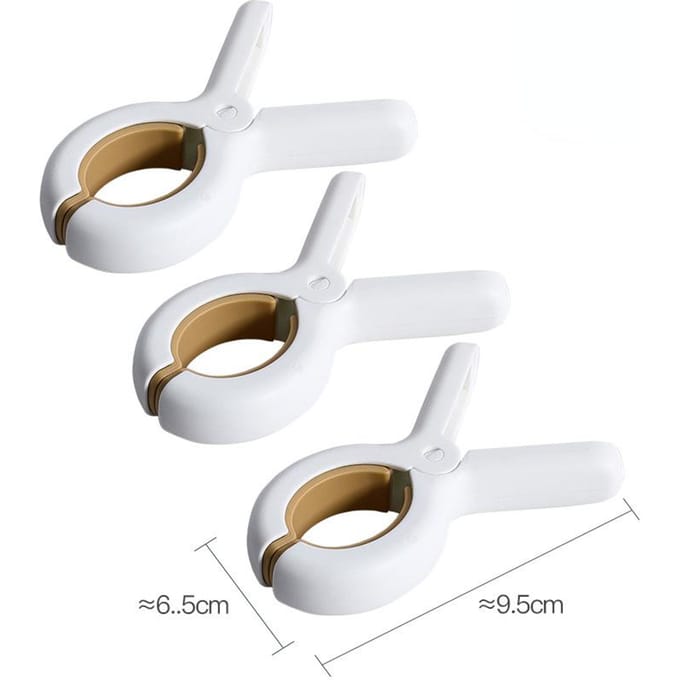 3 stks/set strandlaken clips plastic wasknijpers winddicht laken clip waslijn wasknijper ophangrek