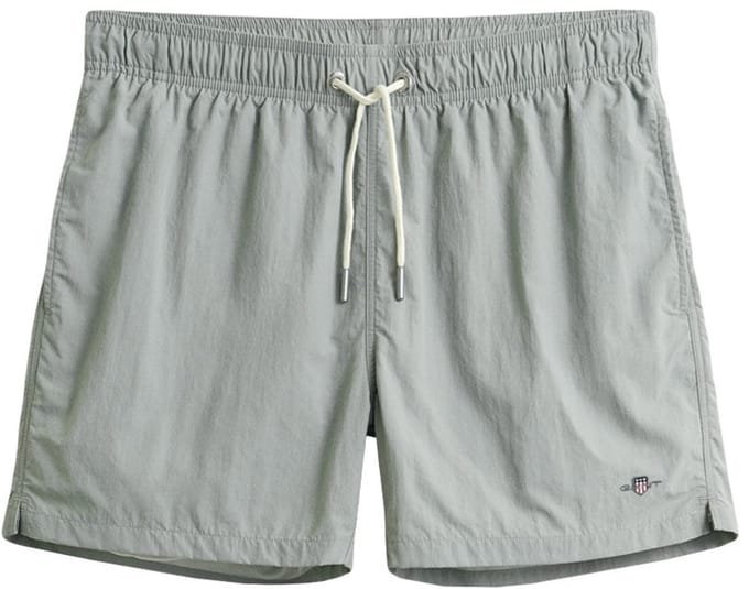 GANT heren zwemshort basic logo grijs