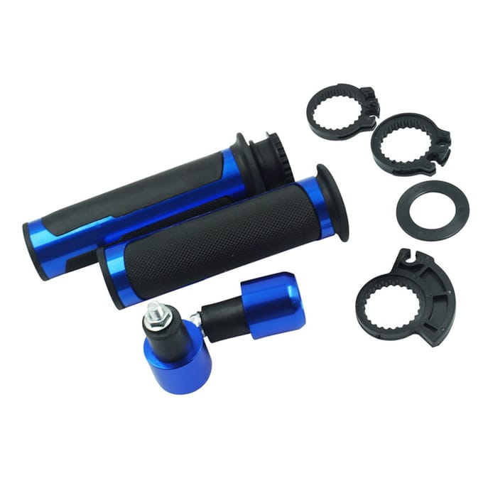 Motor Gashendel Stuur Aluminiumlegering Rubber Antislip Comfortabel Universeel Handvatten black