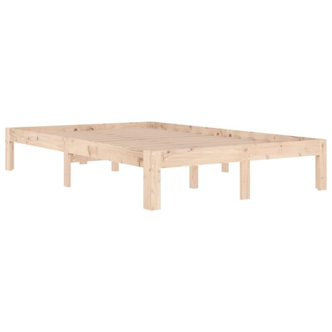 vidaXL - Bedframe - massief - hout - 120x190 - cm