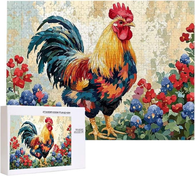 Legpuzzel - Puzzelspel - Ontspanning thuis - Natuurlijk houten materiaal - 1500 stukjes - Multicolor