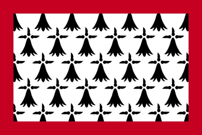 Vlag Limousin 200x300cm