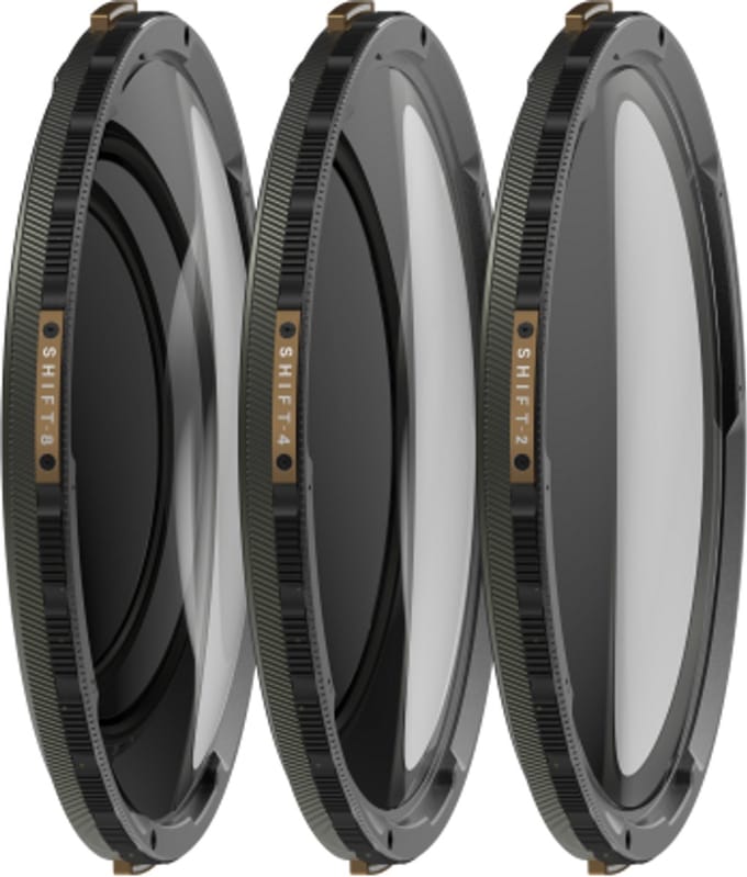 PolarPro - SHIFT Diopter - Camera Filterset - Helix MagLock - Shortstache Edition - +2, +4, +8 Diopters