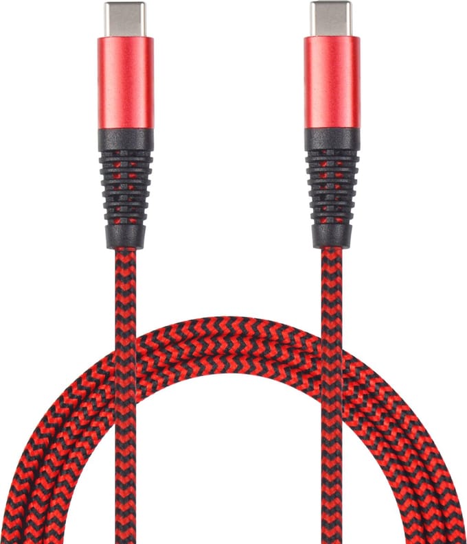 2GO 797195 USB-kabel 1 m USB 3.2 Gen 1 (3.1 Gen 1) USB C Rood