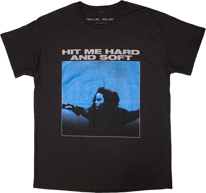 Billie Eilish - Hit Me Hard And Soft Tracklist Heren T-shirt - L - Zwart