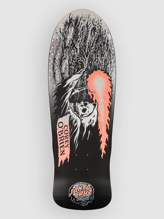Santa Cruz O'Brien Reaper Reissue 9.85" Skateboard Deck zwart