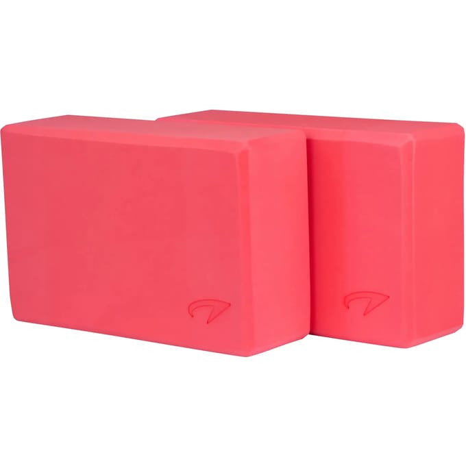 Avento Yoga Blok Set van 2 - Foam - Roze