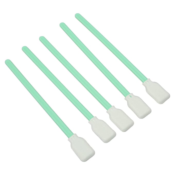 Lot de 100 bâtonnets de nettoyage multi-usages pour appareils photo, lentilles optiques et électroniques white