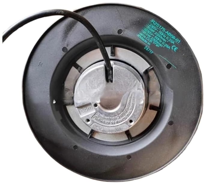 Radiale Ventilator - Centrifugaalventilator - Koeling Componenten - 230 V - 1 stuk - Zwart