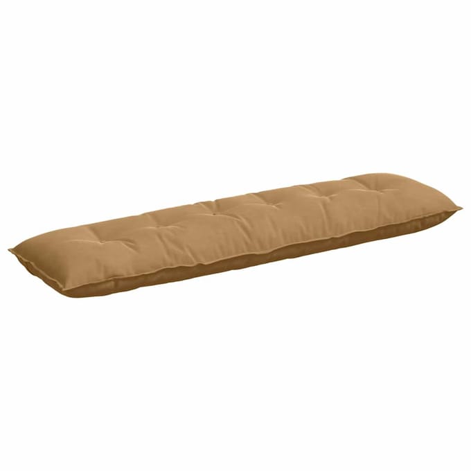 vidaXL - Rugkussen - Bruin - 180 - x - 50 - cm - Corduroy - stof