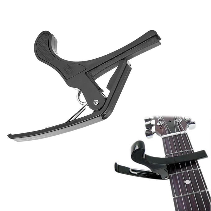Gitaargereedschapsset Tuner Capo Plectrumhouder 7 plectrums Gitaaraccessoires blue