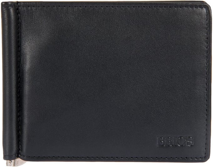 BRIC'S Leren Dollarclip Bernina Wallet Black Zwart
