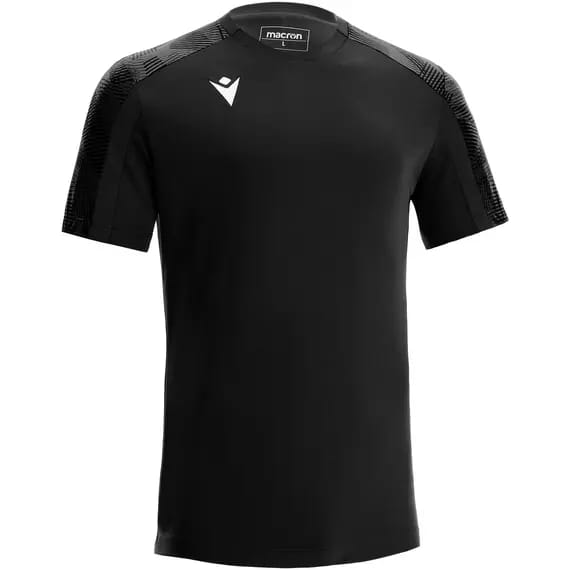 Macron Gede Shirt Korte Mouw Heren - Zwart / Donkergrijs | Maat: M