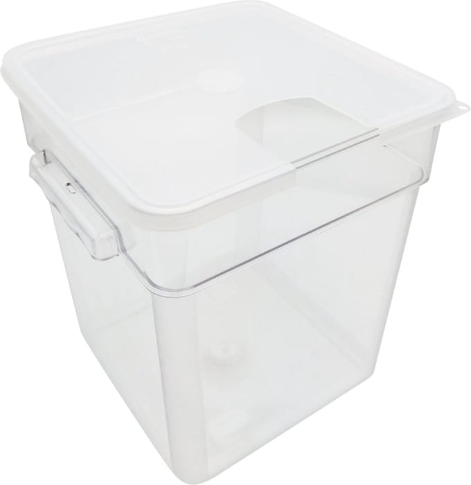 Ziva 18 liter sous-vide waterbak + deksel (PP) met uitsparing