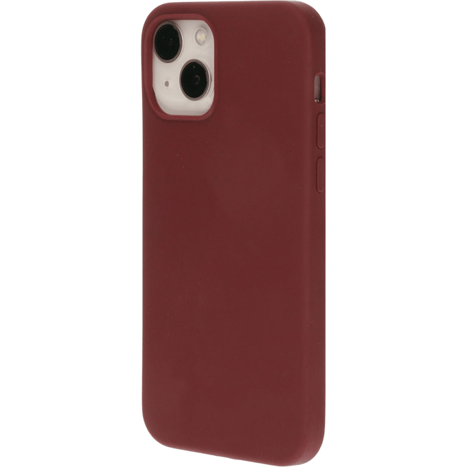 Mobiparts iPhone 13 Pro Siliconen Hoesje Plum Red