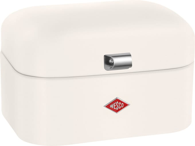 WESCO Single Grandy Broodtrommel | 7,5 Liter - Maat M | Metaal - Mat zand | Broodopslag