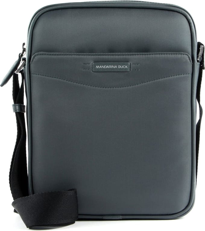 MANDARINA DUCK Schoudertas Eco Times Reporter Lead Grijs