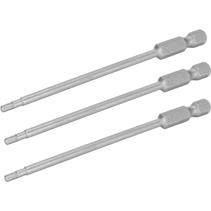 10 stuks 2,5 mm magnetische schroevendraaierbits gelegeerd staal 1/4 inch zeskantschachtbits accessoire