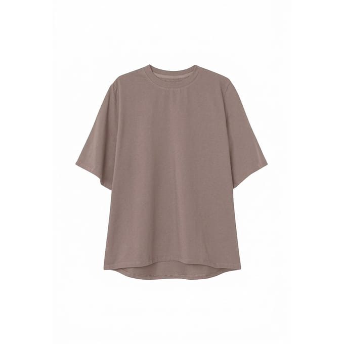 Oversized Premium T-shirt DONKERBEIGE