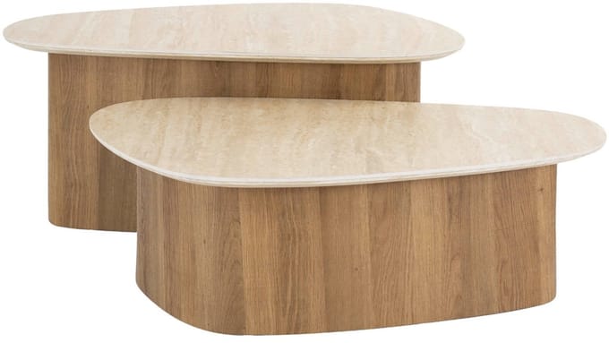 AnLi Style Salontafel set/2 Romano driehoekig