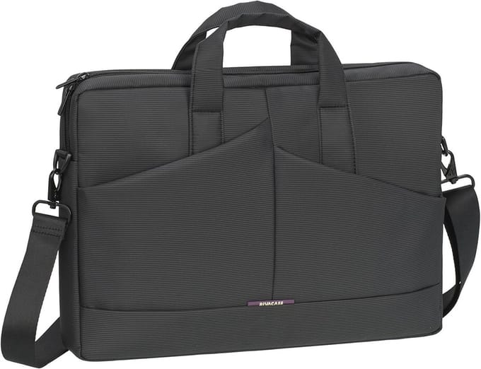 Laptoptas - Notebook tas - Veilig transport - Extra bescherming - Tot 15.6 inch - Grijs