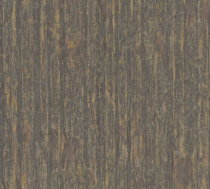 STRUCTUUR BEHANG | industrieel - Zwart Oranje Brons - A.S. Création Elements 2