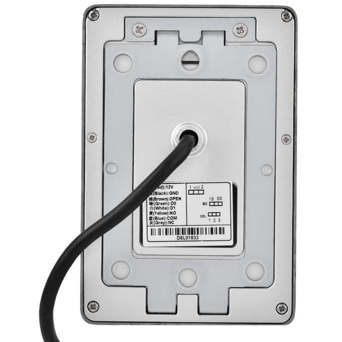 RFID-lezer Buiten Wiegand Waterdicht Deurtoegangsbeheer Smartcard (IC) wit