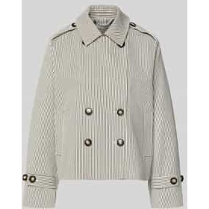 Relaxed fit Jack met platte kraag Model 'Becker'