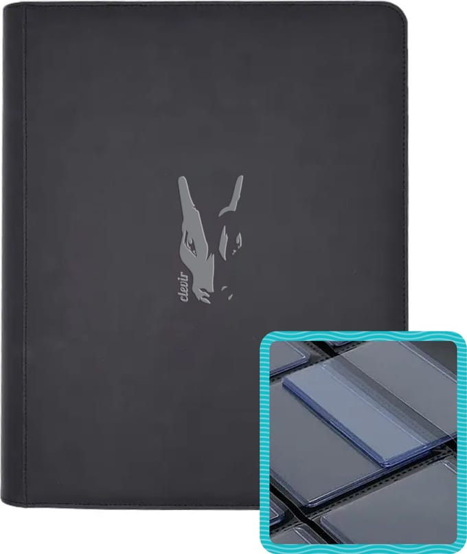 Clevir Premium Toploader Binder 252 - Geschikt voor 252 speelkaarten - 9 Pocket Verzamelmap