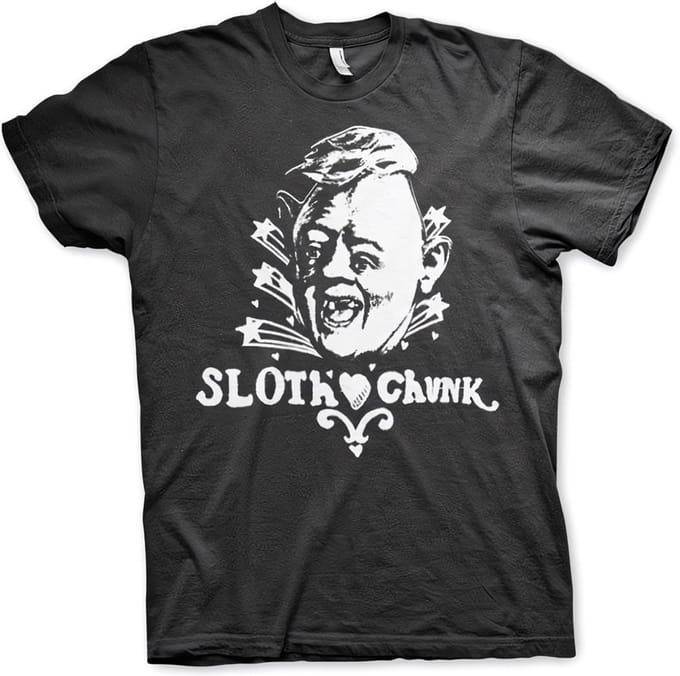 The Goonies Heren Tshirt -M- Sloth Loves Chunk Zwart