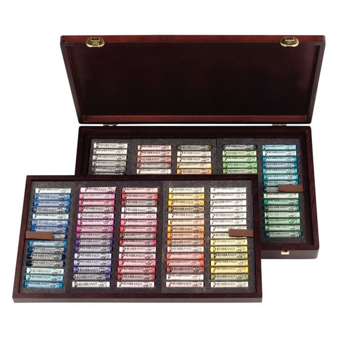 Pasteldoos - TALENS - 150 zachte pastels - Meerkleurig - Inclusief wit en zwart - Gemengd