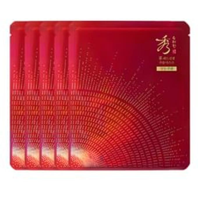 Sooryehan - Red Ginseng Wrinkle Care Mask Bundle Set 30ml x 5 pcs